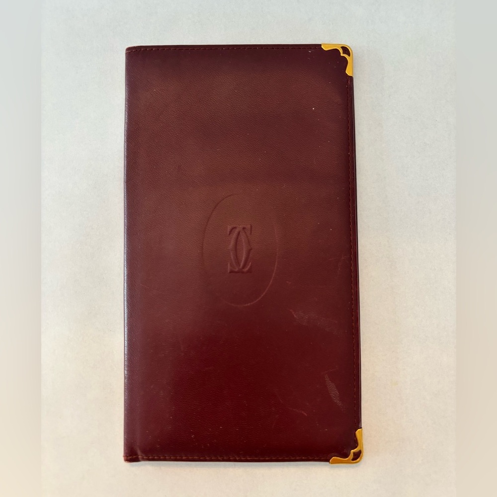 Cartier Burgundy Bifold Wallet